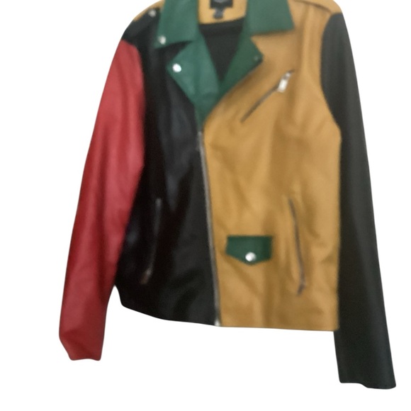 Forever 21 Other - Forever 21 Multicolor Faux Leather Jacket